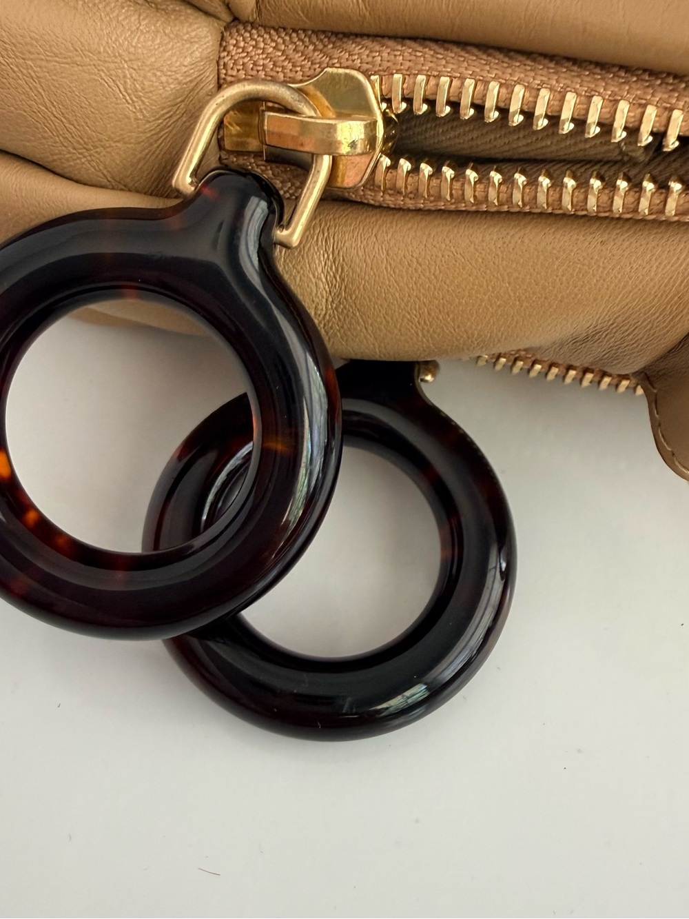 See By Chloe Tan Knotted-Handle Leather Crossbody Bag - Picture 10 of 10